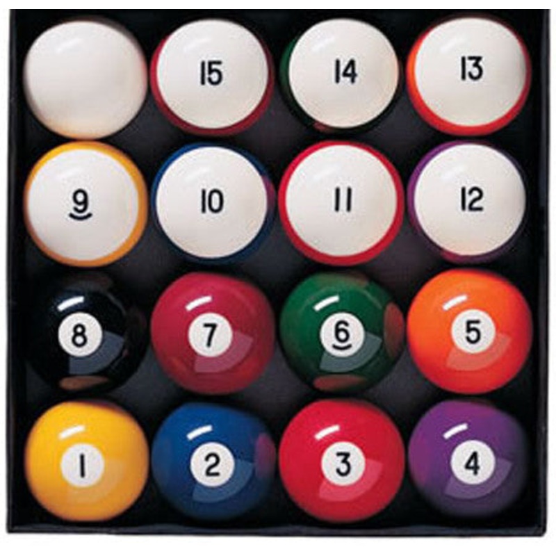 “HERITAGE” Billiard Pool Ball Set by Brunswick