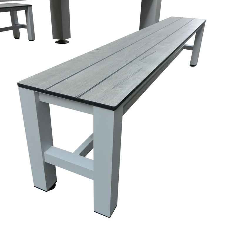 The “ESTERNO” Outdoor Pool Table Bench x2 by Imperial