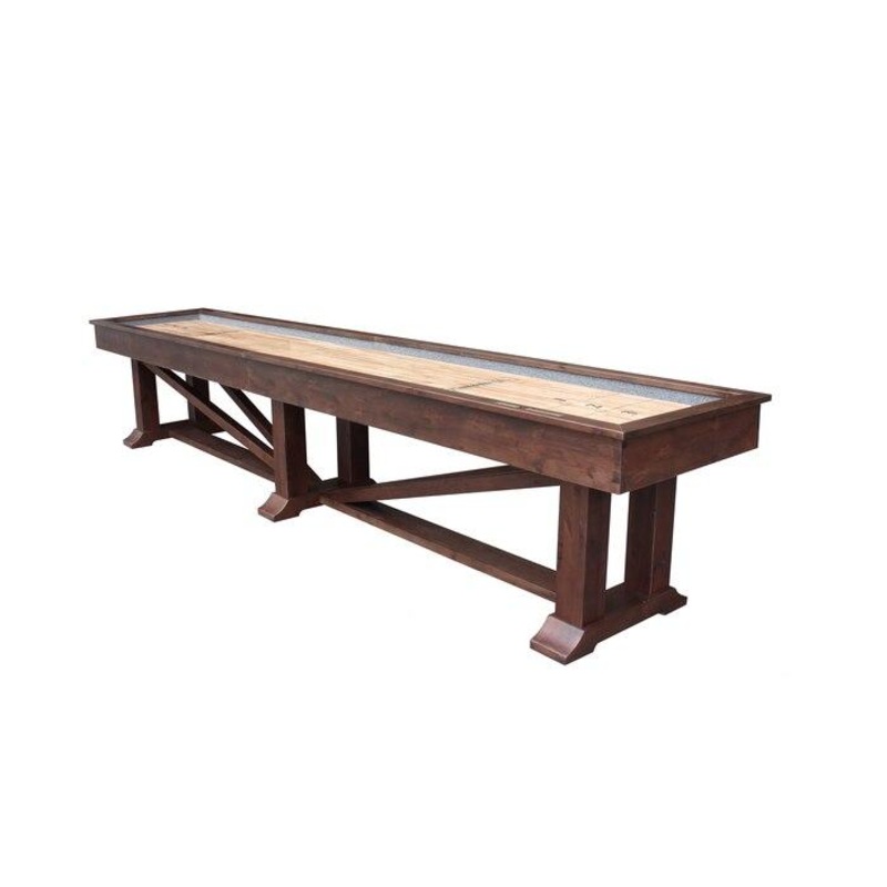 The “LUCAS” Shuffleboard Table by Plank and Hide