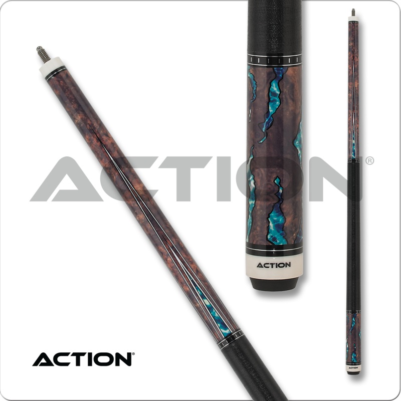 Action ACT154 Fractal – Walnut w/ Aqua