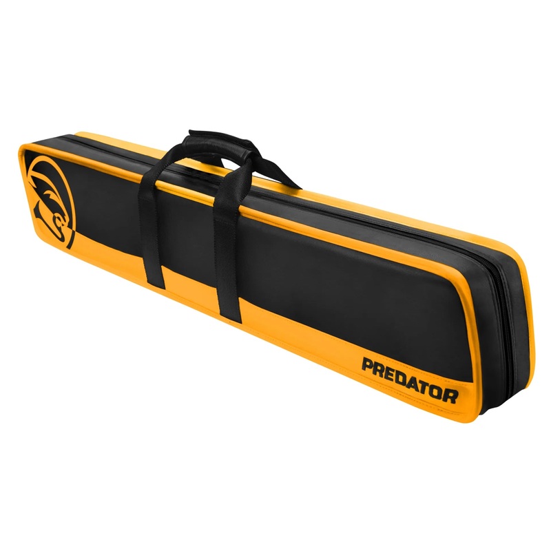 Predator Roadline Black/Yellow Soft Pool Cue Case – 4 Butts x 8 Shafts (4×8)
