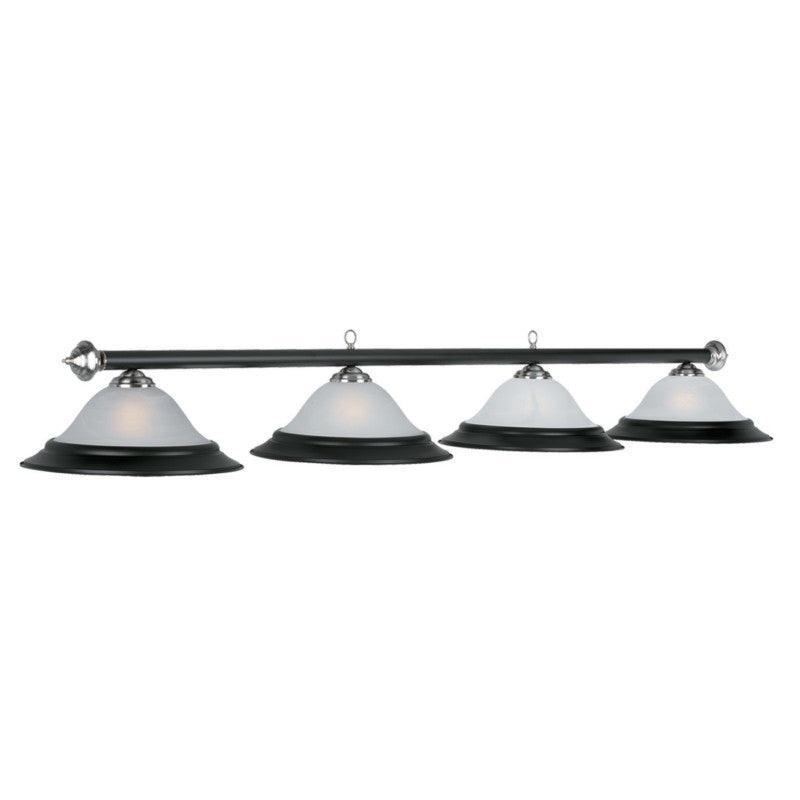 RAM 82″ 4 Light Billiard Light – Matte Black/Steel