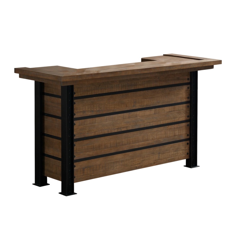 The “Gateway” Home Bar in Reclaimed Wood by American Heritage