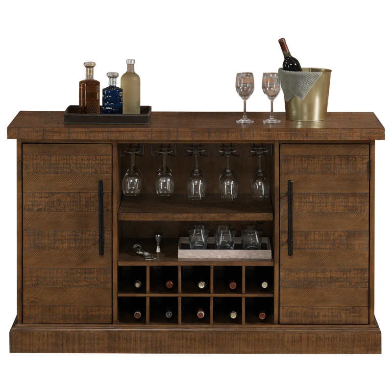 The “Gateway” Wine Cabinet in Reclaimed Wood by American Heritage