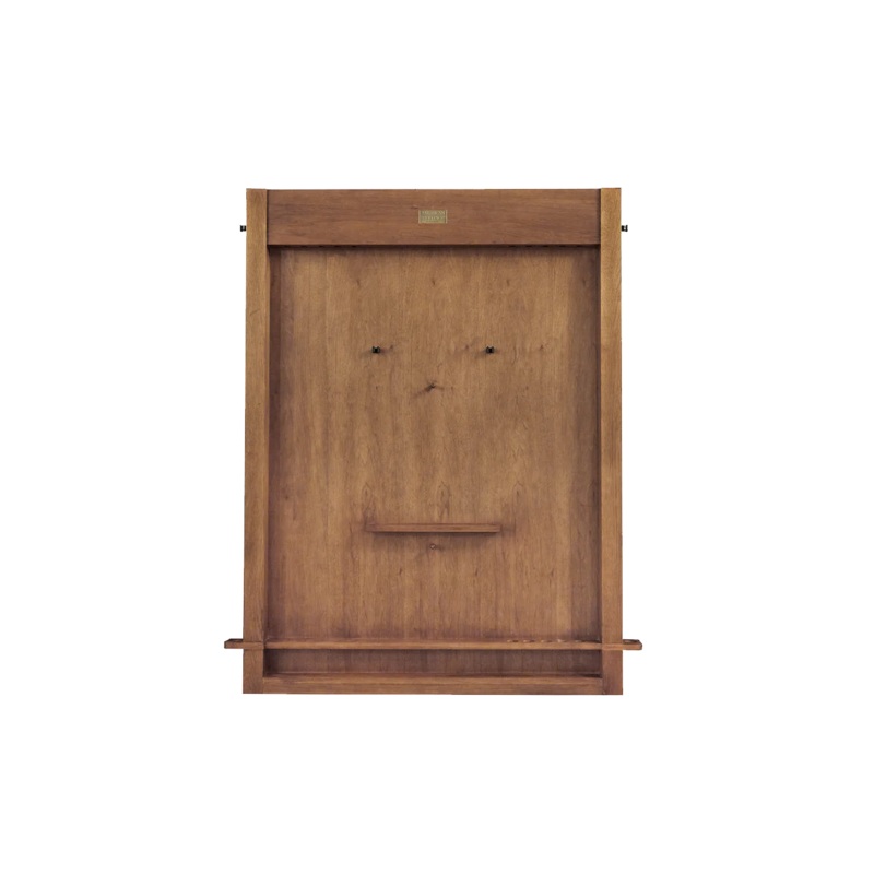 American Heritage “Alta” Wall Mounted Cue Rack in Brushed Walnut