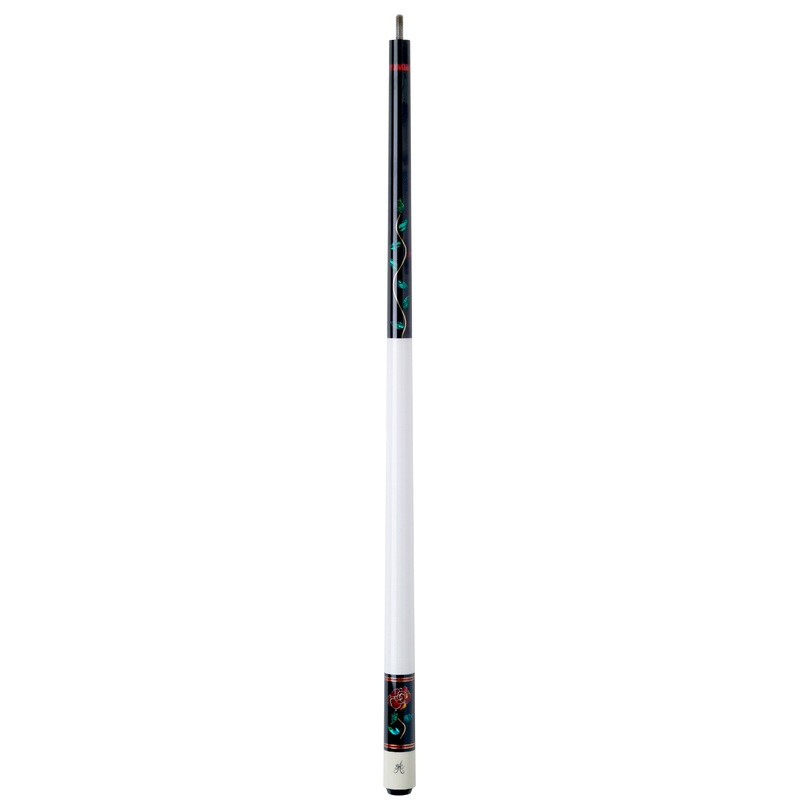 Meucci BMC Glass Rose Pool Cue – Black