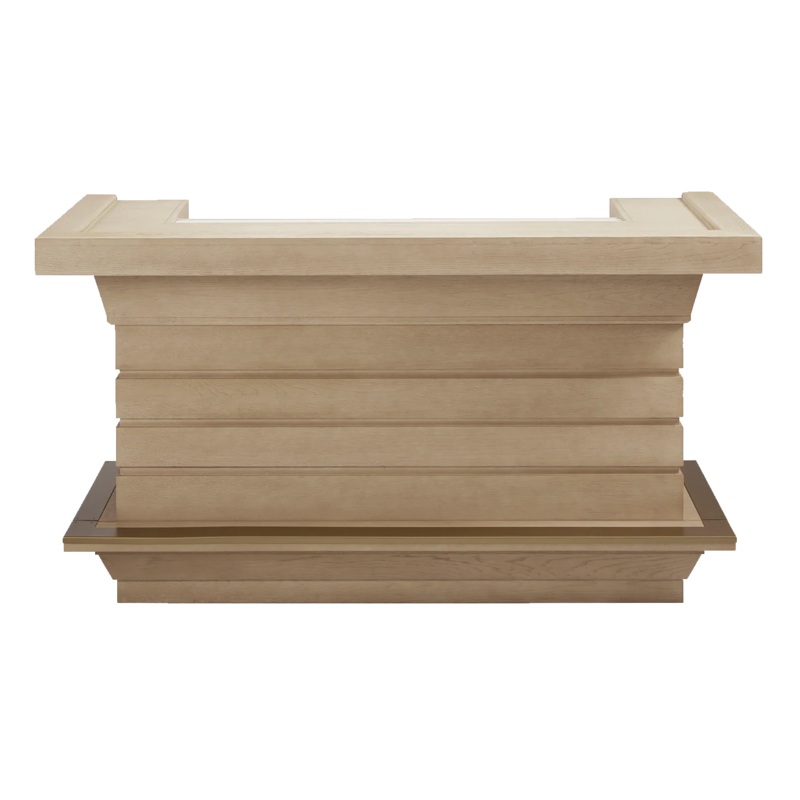 “Port Royal” Home Bar in White Oak by American Heritage