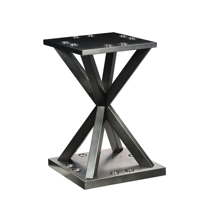 Steel Floor Cue Rack by Plank and Hide