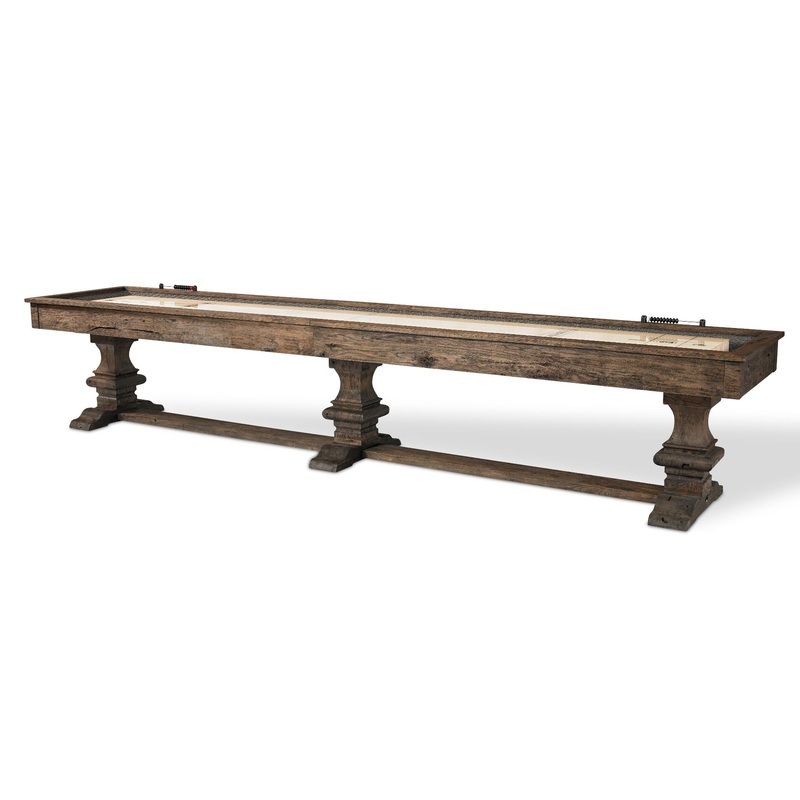 The “BEAUMONT” Shuffleboard Table by Plank and Hide