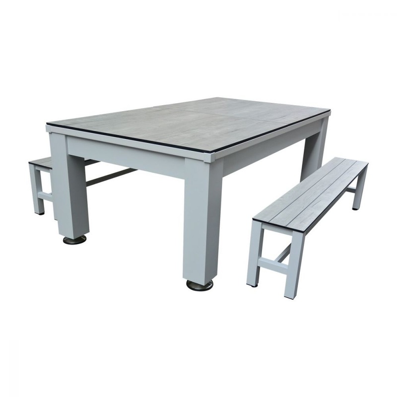 The “ESTERNO” Outdoor Flip Dining & Ping Pong Top by Imperial