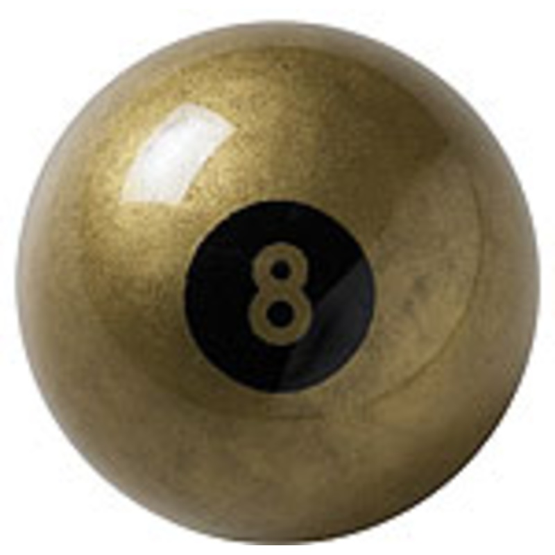 Aramith Golden 8 Ball – Standard 2 1/4″