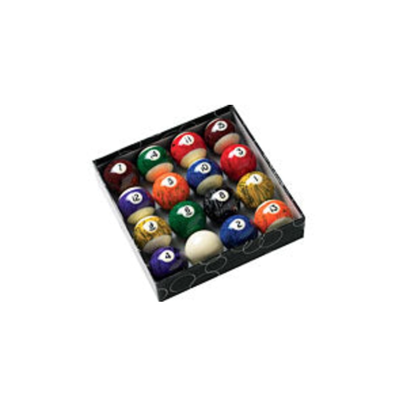 Black Marble Pool Ball Set