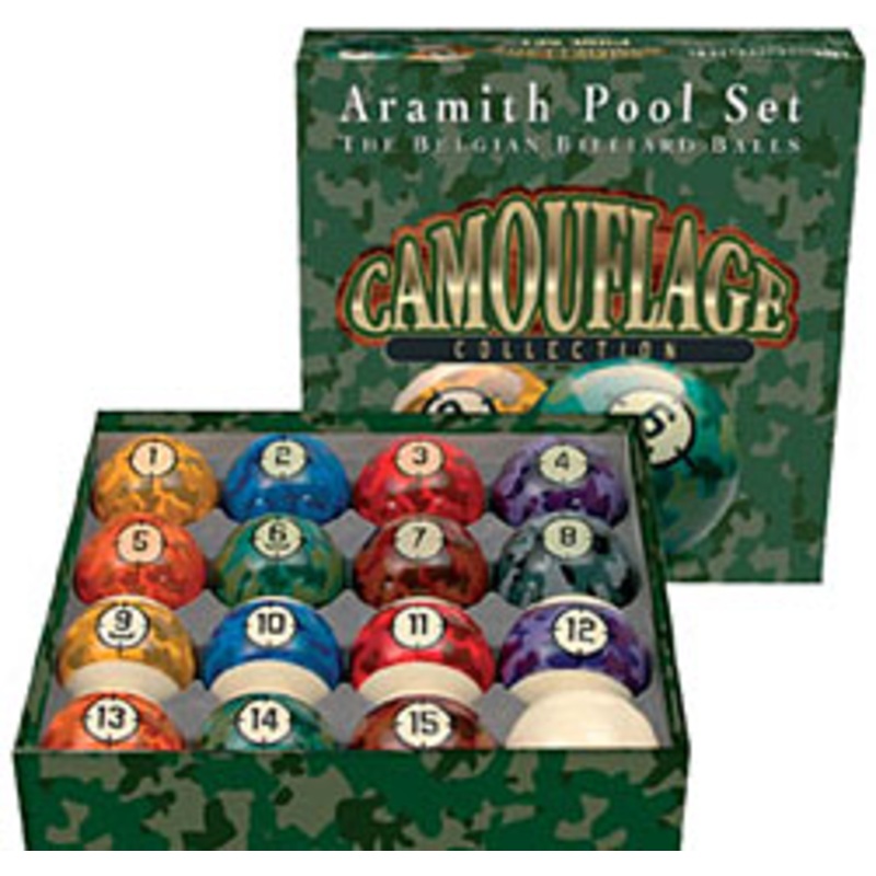 Camouflage Pool Ball Set