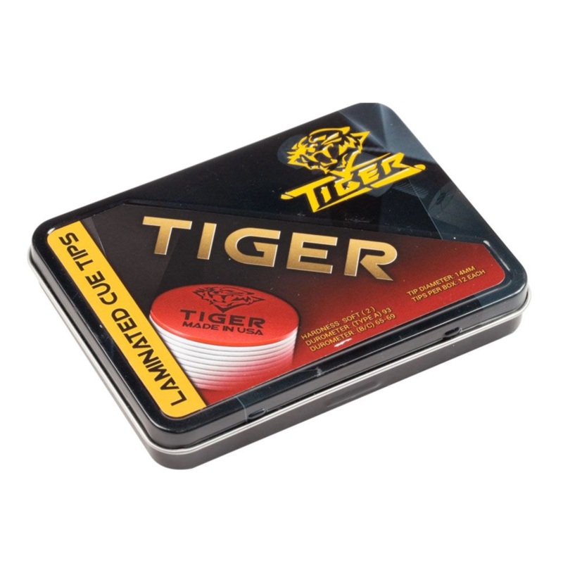 Tiger Laminated Cue Tips – Box of 12