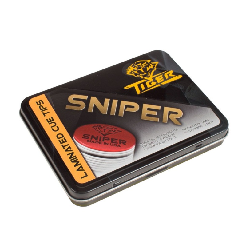 Tiger Sniper Cue Tips – Box of 12