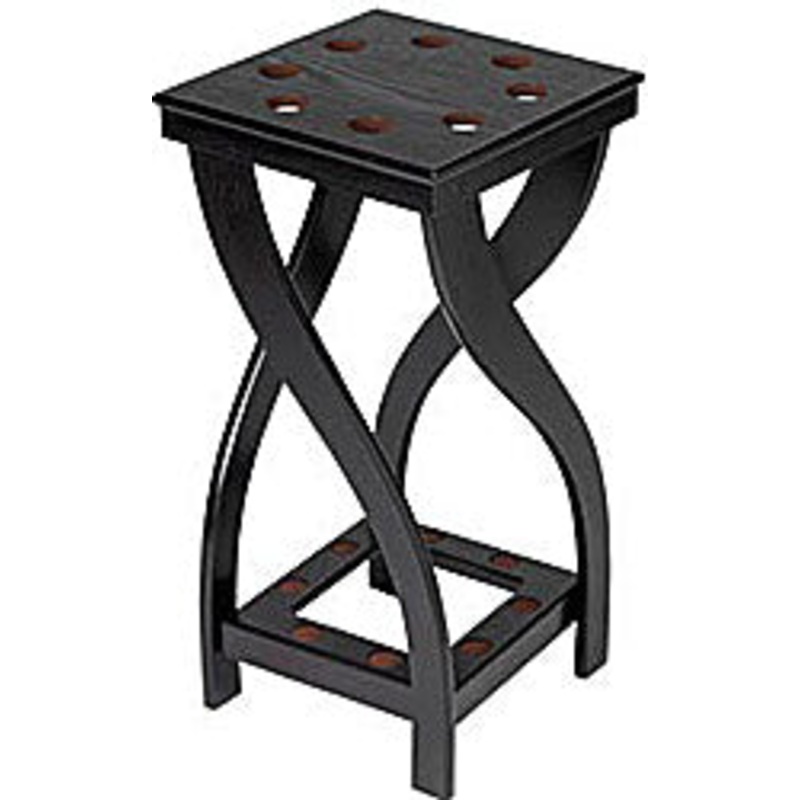 Cuestix Midnight Floor Rack, Holds 8 Cues 24″ High x 12″ Wide x 12″ Deep
