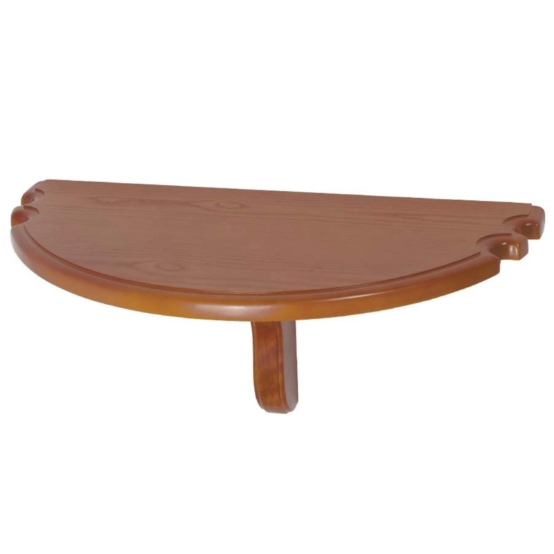 Half Moon Shelf in Honey, Wine, Chocolate and Midnight