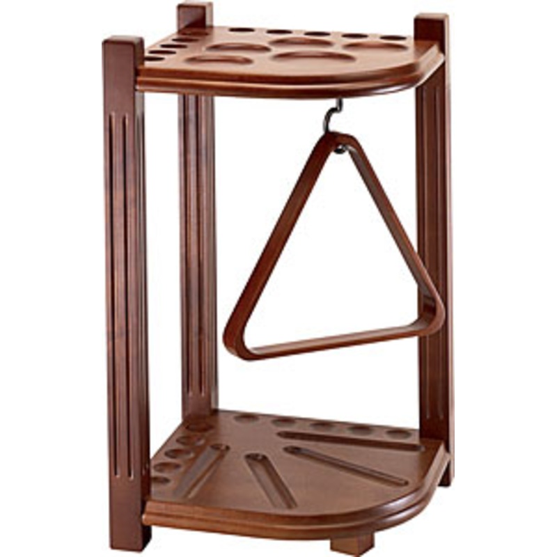 Heavy Duty Corner Rack, Holds 10 Cues H 27″ W 18″ D 151/2″