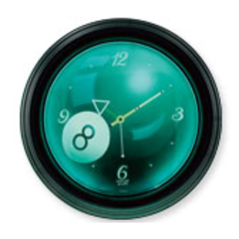 8 Ball Neon Clock