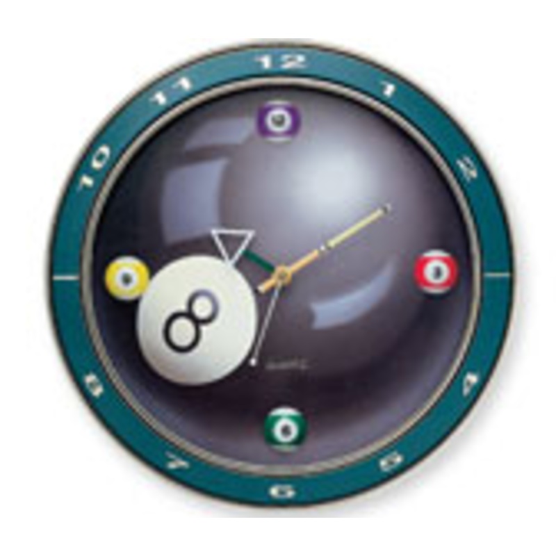 8 Ball Quartz Clock