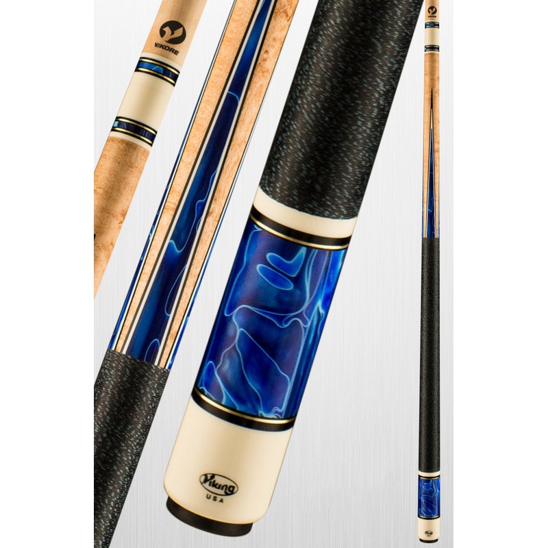 Viking Twilight Cerulean Tide Pool Cue | Vikore Shaft