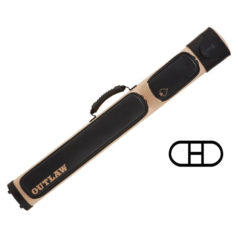 Outlaw OLX22 Pool Cue Case Black 2×2