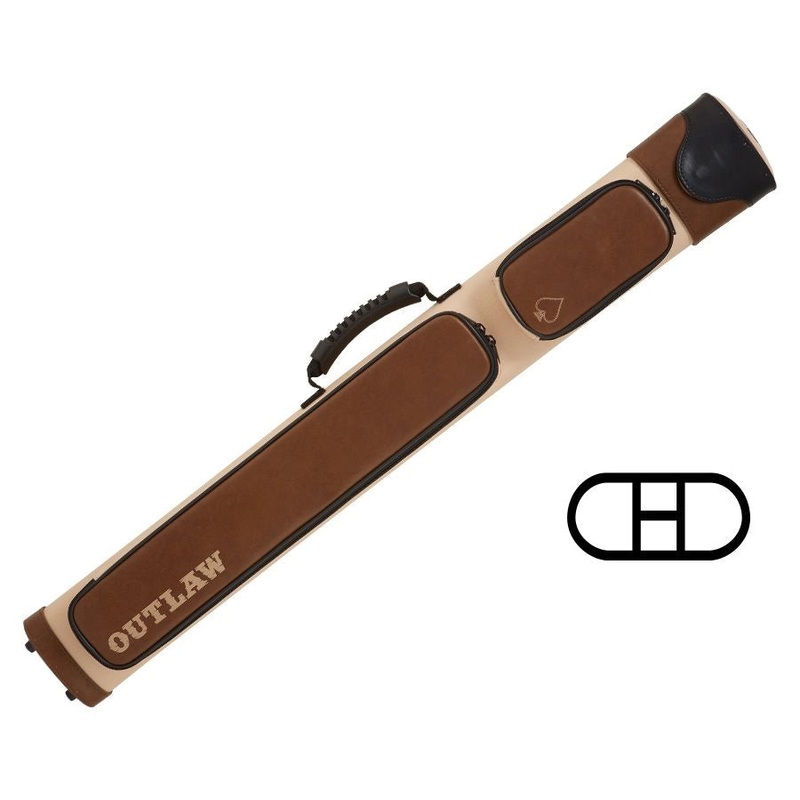Outlaw OLX22 Pool Cue Case Brown 2×2