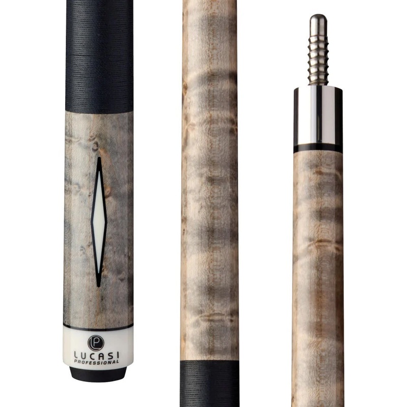 Lucasi Pro Series – Grey Wash Birdseye Maple Cue – Butt Only