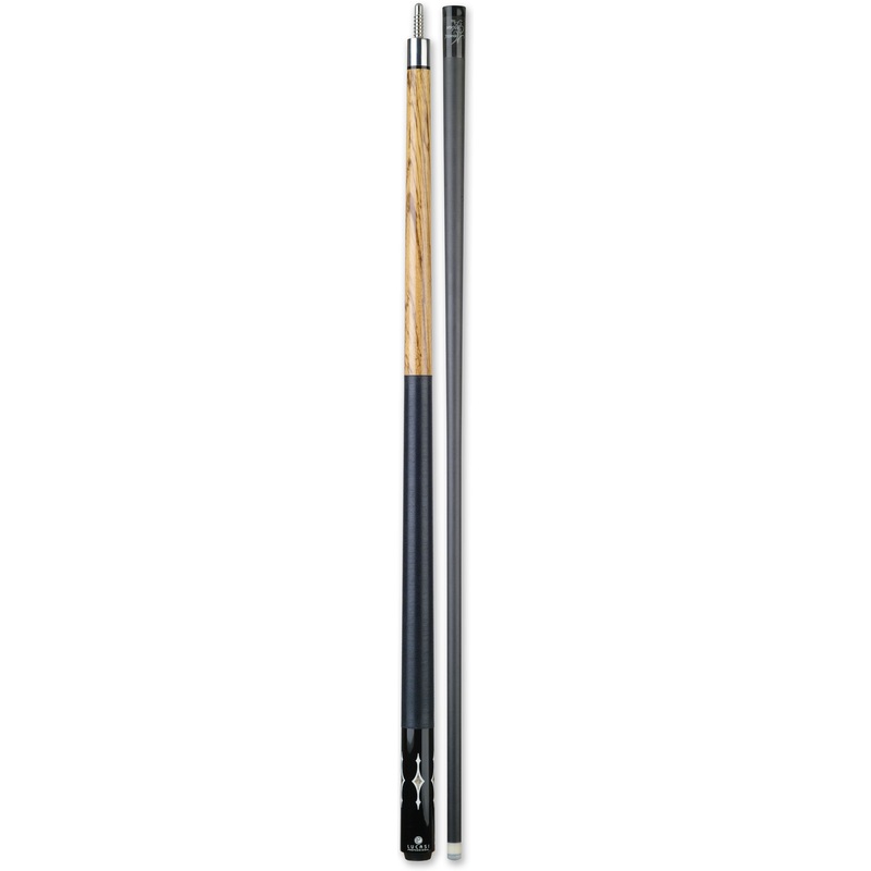 Lucasi Pro Series – Zebrawood Cue Butt | Meucci Carbon Pro Shaft