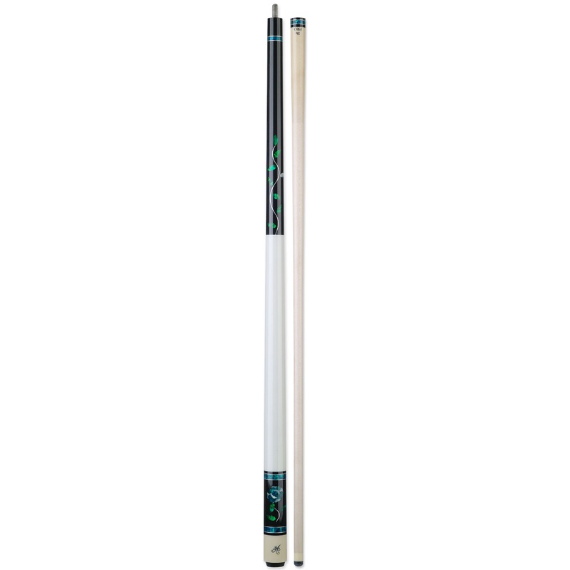 Meucci BMC Glass Rose Pool Cue – Blue