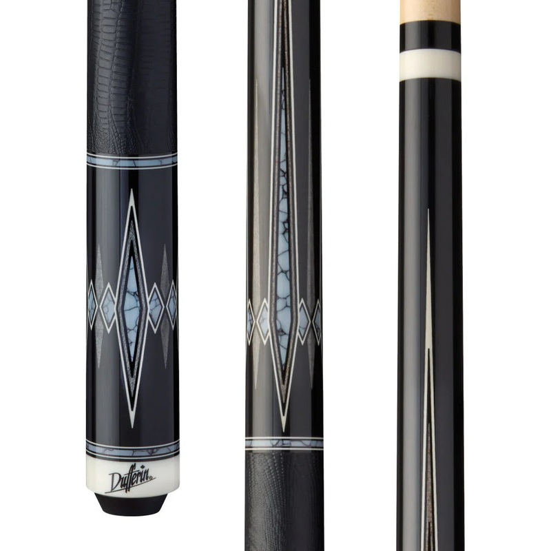 Dufferin D-501 Slate Shadow Pool Cue – Leather Wrap