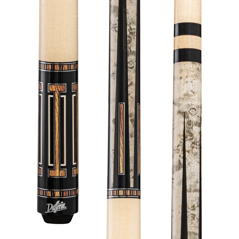 Dufferin D-545 Grey Birdseye & Bocote Pool Cue – Wrapless