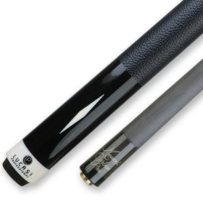Lucasi Pro Series – Ebony Uniloc Cue Butt | Meucci Carbon Pro Shaft