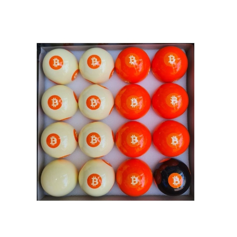 Bitcoin Pool Ball Set