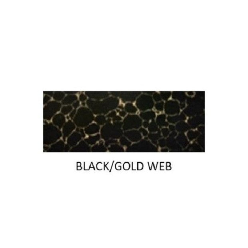 Black with Gold Web
