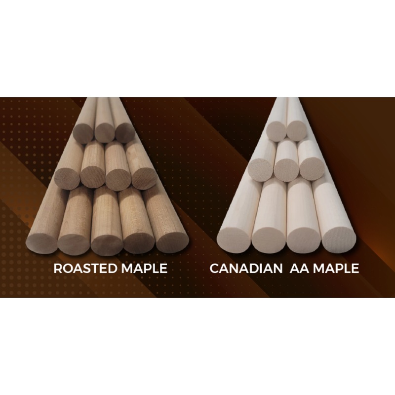 Champeau VacuBright Shaft Dowels – Maple & Roasted Maple