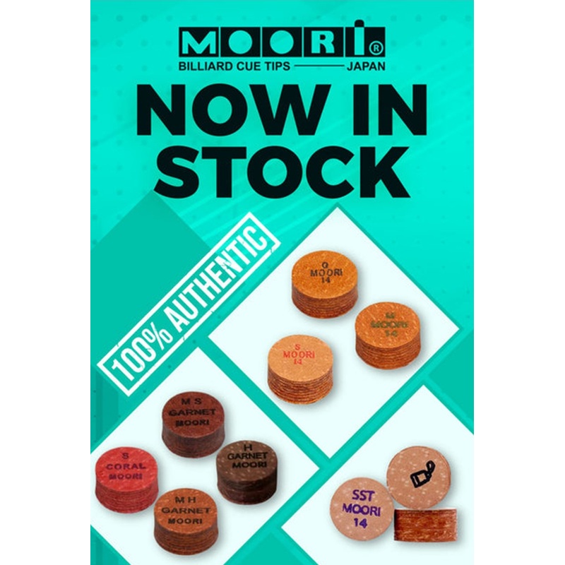 Moori Cue Tips – Genuine