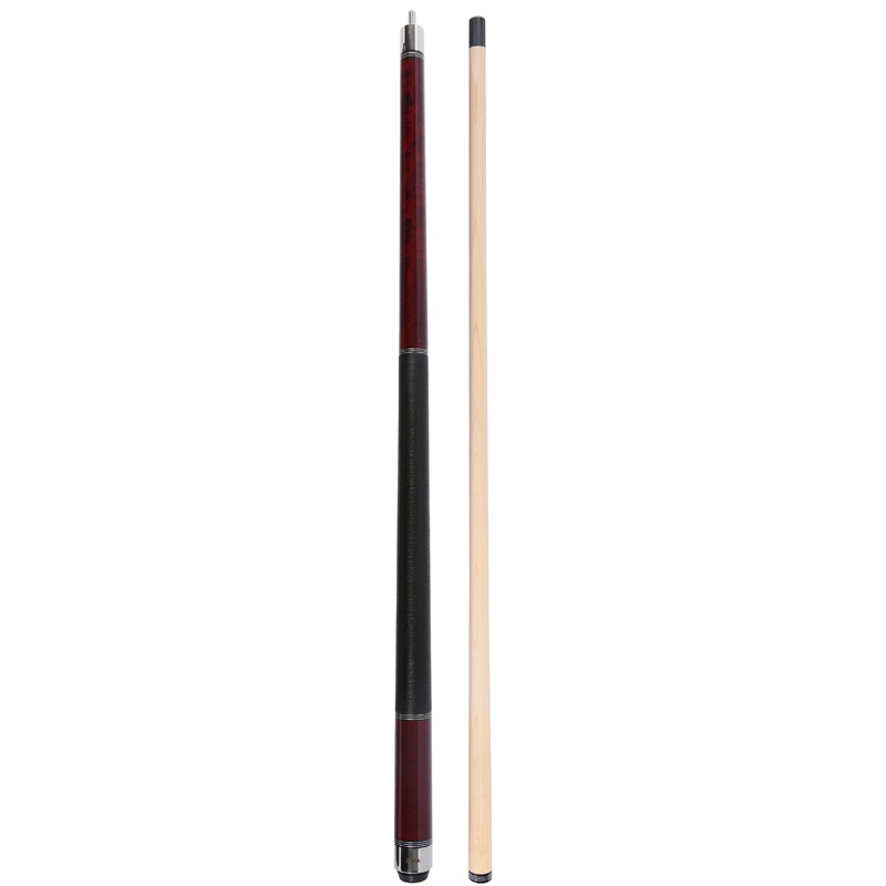 25-Ounce Red Jump Break Cue Stick Aska JB2, Break Cue. 14-mm Tip, Hard Rock Canadian Maple Shaft
