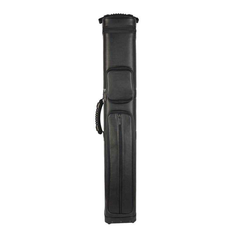 ASKA Hard 4×8 Pool Cue Case, Holds Up to 4 Butts and 8 Shafts, 4B8S Black, C48