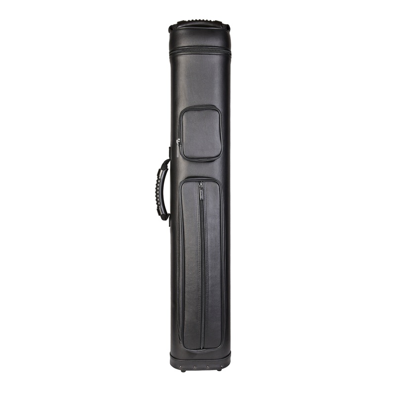ASKA Hard 4×8 Pool Cue Case, Holds Up to 4 Butts and 8 Shafts, 4B8S Black, C48S01