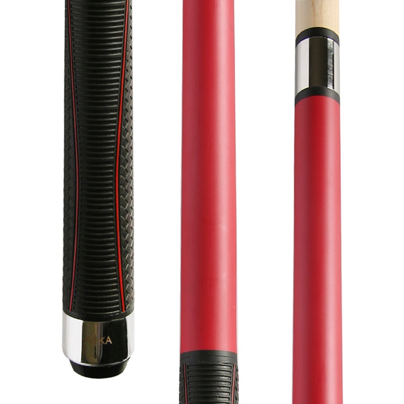 ASKA eavy Hitter Jump Break Cue Stick JBCHH-RSW, 3pc Cue, Jump/Break Cue. 14-mm Tip, Hard Rock Canadian Maple Shaft