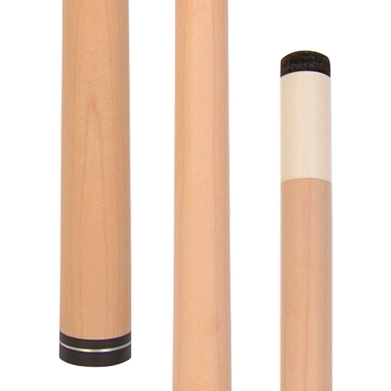 ASKA Extra Spare Shaft 5/16×18 Thread Joint 13mm Hard Brown Tip. Canadian Hard Rock Maple, Black Collar with Ring, 29 inches, XSL2