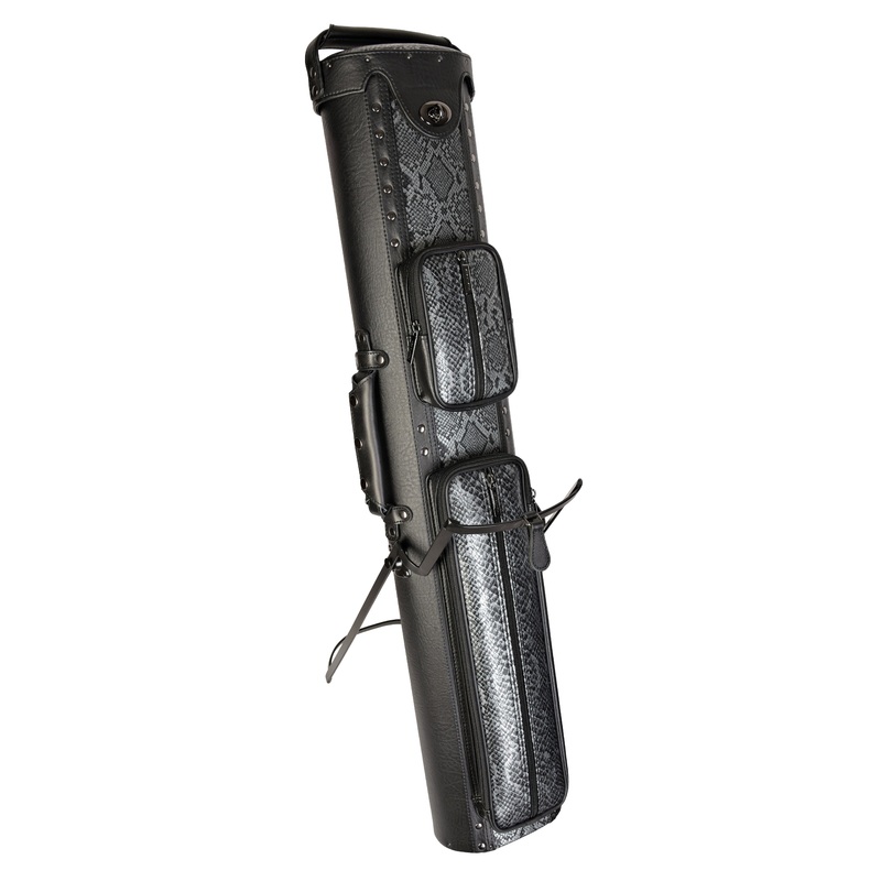 ASKA Hard 3×5 Pool Cue Case, Holds Up to 3 Butts and 5 Shafts, 3B5S Black, C35P12