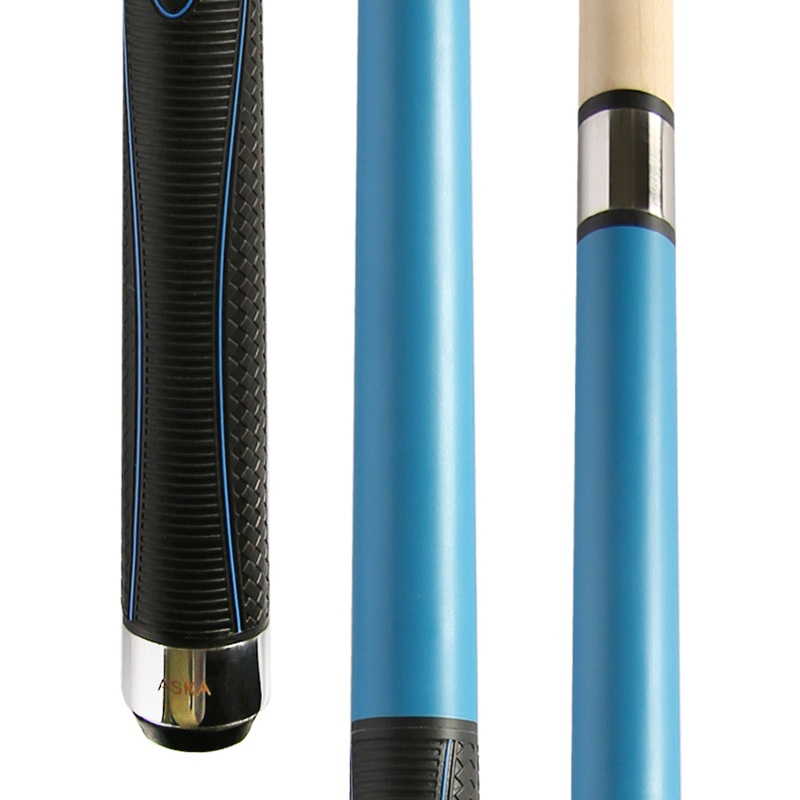 ASKA Heavy Hitter Jump Break Cue Stick JBCHH-BSW, 3pc Cue, Jump/Break Cue. 14-mm Tip, Hard Rock Canadian Maple Shaft