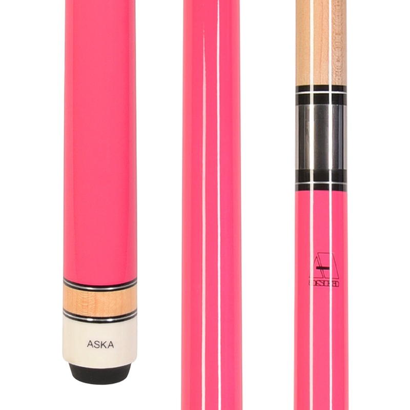 ASKA L3 No Wrap Pool Cue Stick, 58″ Hard Rock Canadian Maple, 13mm Hard Tip, 5/16×18 Stainless Steel Joint