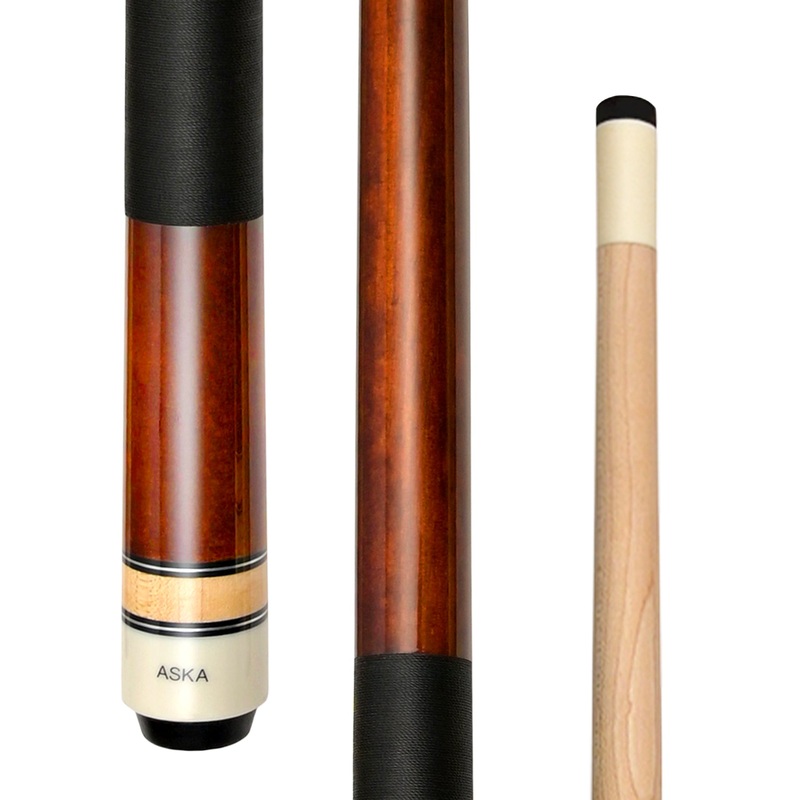 ASKA Pool Cue Brown, 52″ Stick, LCS52BRN