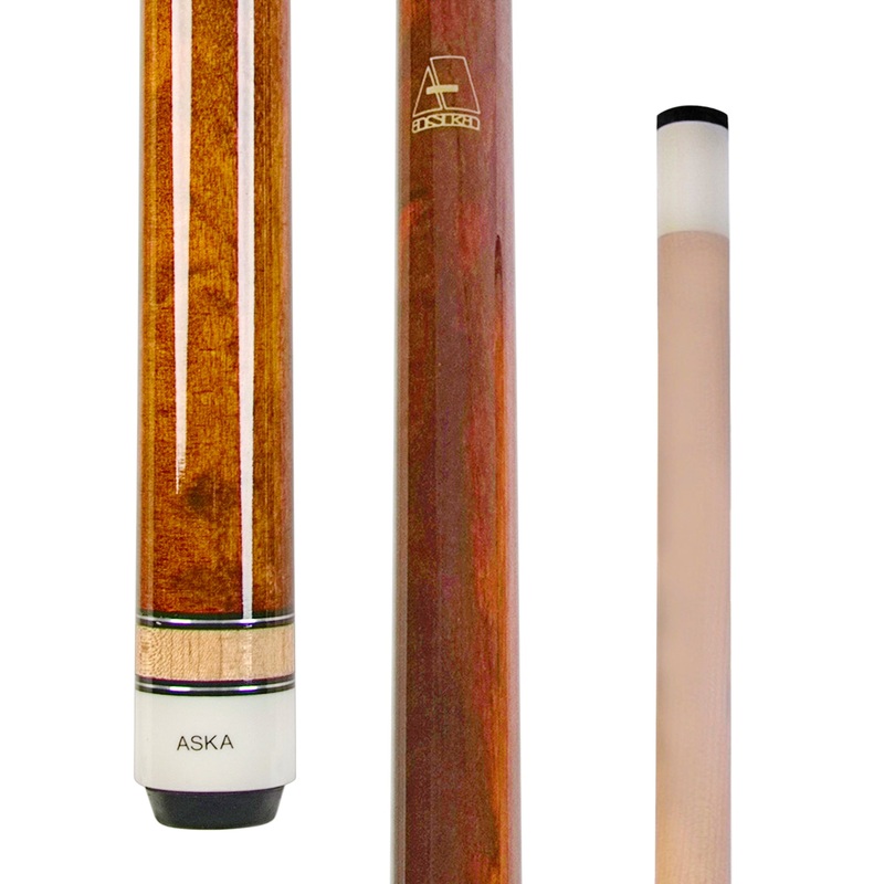 ASKA Pool Cue Brown, 52″ Stick, LCSN52BRN