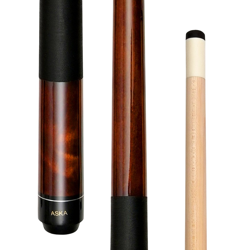 ASKA Pool Cue LEC42 Brown, 42″ Stick,