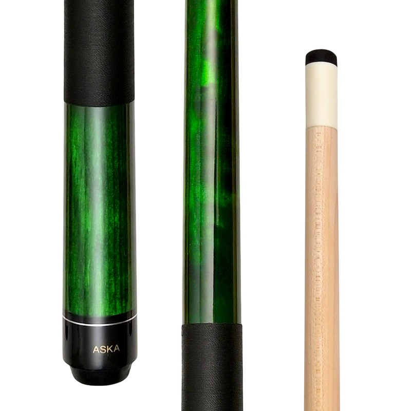ASKA Pool Cue LEC48 Green, 48″ Stick,