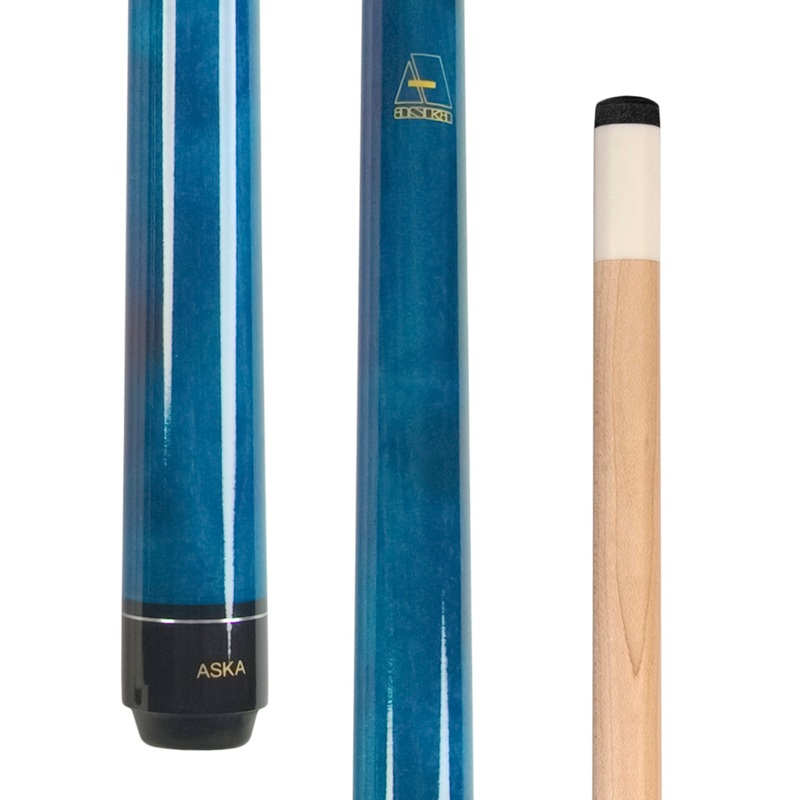 ASKA Pool Cue LECN36 Blue, 36″ Stick,